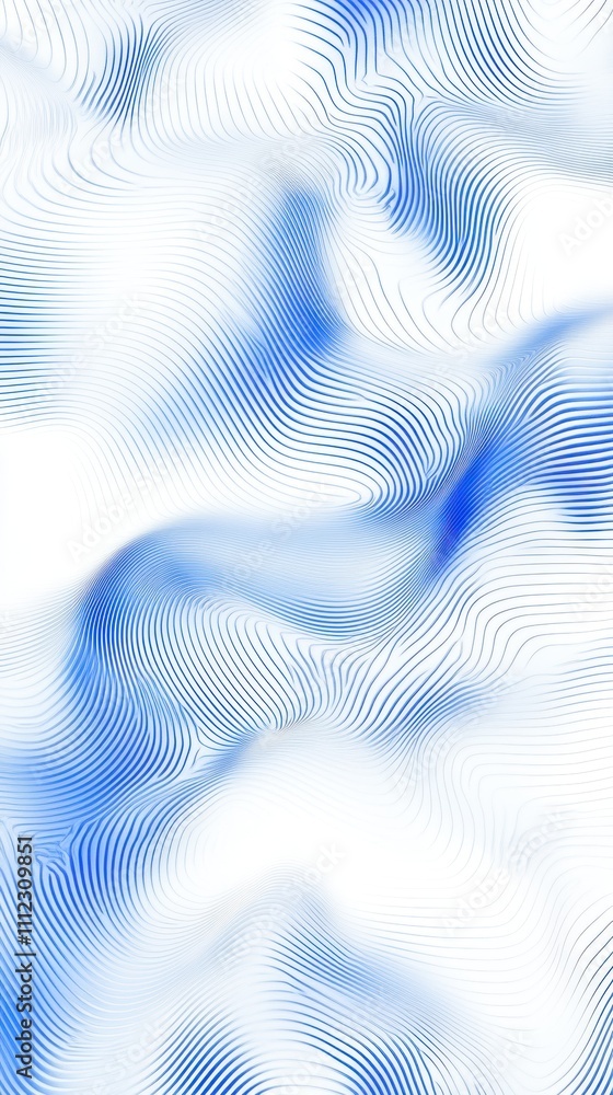 Abstract blue and white gradient patterns with smooth fluid waves and layered textures, evoking a sense of calm, minimalism, and futuristic design elements. Abstract blue and white gradient patterns with smooth fluid waves and layered textures, evoking a sense of calm, minimalism, and futuristic design elements.
