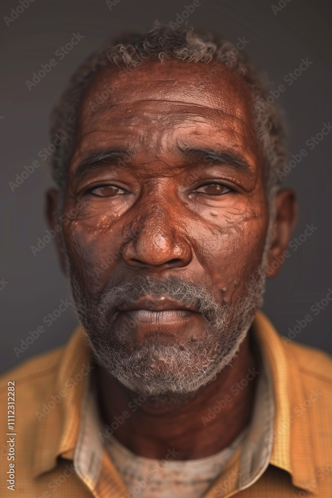 portrait of an elderly beautiful man Generative AI portrait of an elderly beautiful man Generative AI