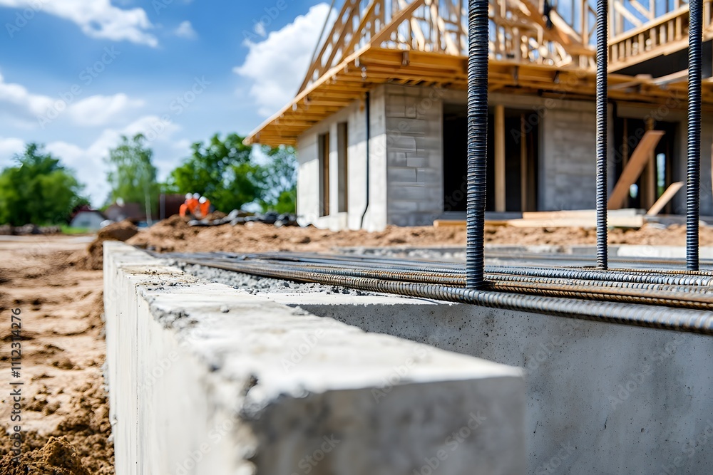 Concrete House Foundation Construction Concrete House Foundation Construction
