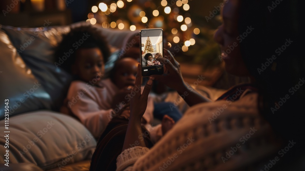 Close up of a hand taking a photo family taking photo Close up of a hand taking a photo family taking photo