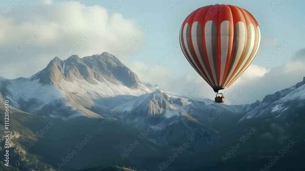 Aerial Adventure over Majestic Mountains Aerial Adventure over Majestic Mountains