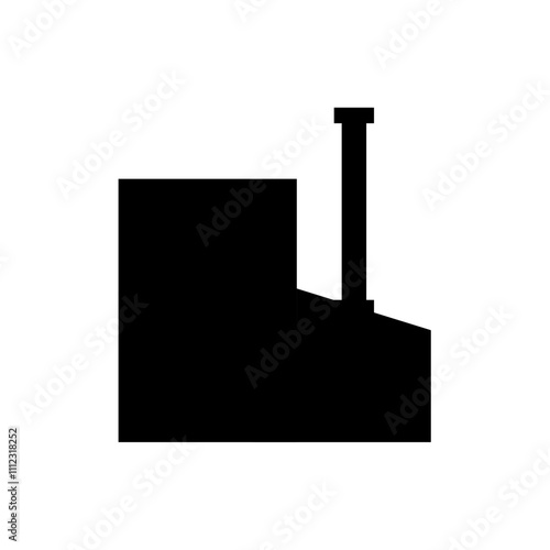 indistrial factory silhouette