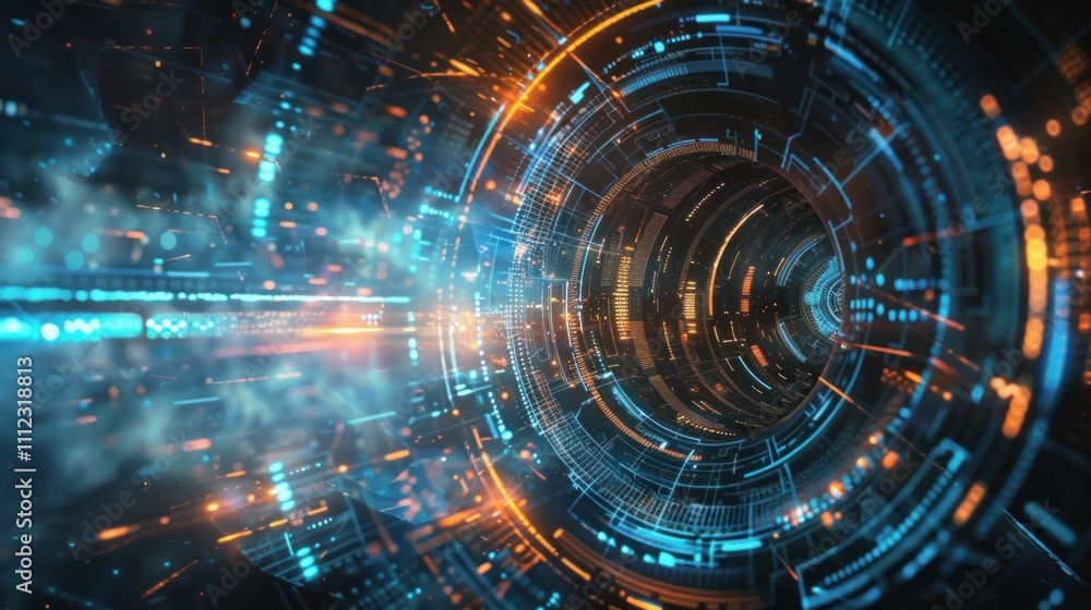 Digital Tunnel of Light and Data Digital Tunnel of Light and Data