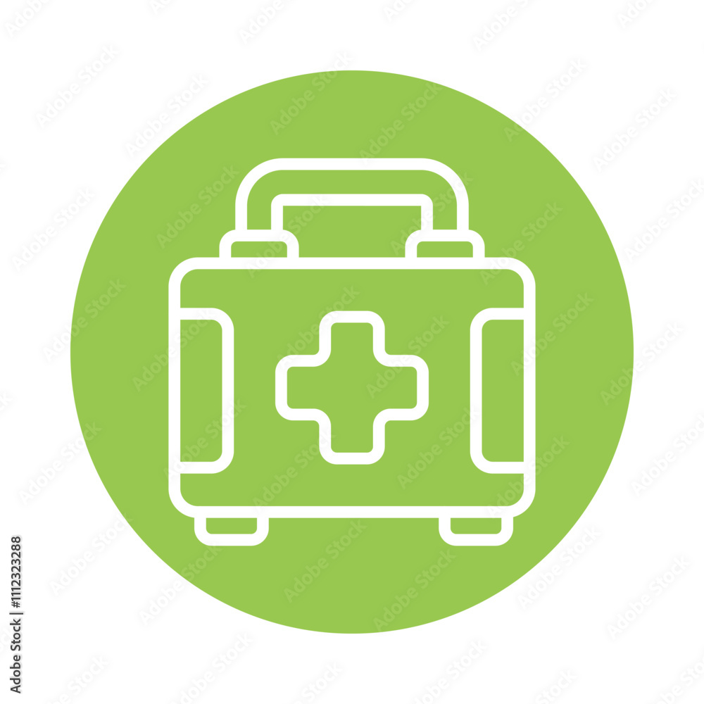 First aid kit Vector Outline Icon. Eps file 10 First aid kit Vector Outline Icon. Eps file 10