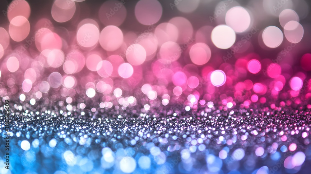 Pink and Blue Glitter Lights Bokeh Background Pink and Blue Glitter Lights Bokeh Background