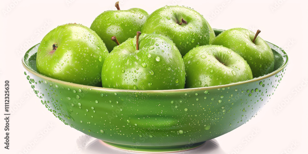 Obraz premium delicious fresh apples Generative AI