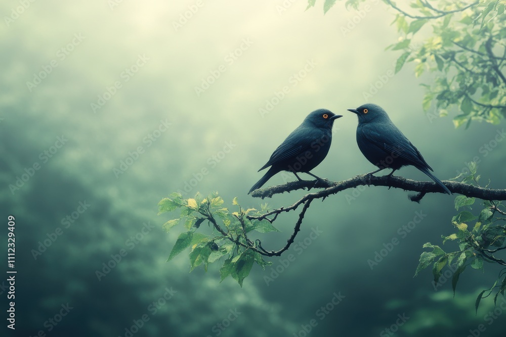 Fototapeta premium blue bird on a branch