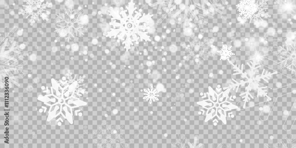 Illustration of tiny flying snow flakes. Menacing dust freezes shapes. Snowfall sky white transparent wallpaper. Flat snowflakes january vector. Illustration of tiny flying snow flakes. Menacing dust freezes shapes. Snowfall sky white transparent wallpaper. Flat snowflakes january vector.