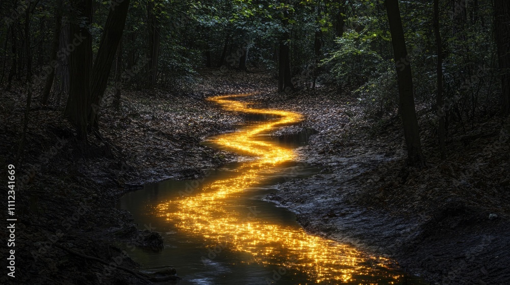 Obraz premium Deep Dark Forest