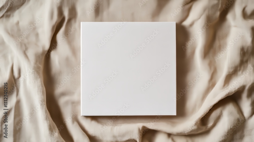 Floating white rectangular frame with a smooth background Floating white rectangular frame with a smooth background