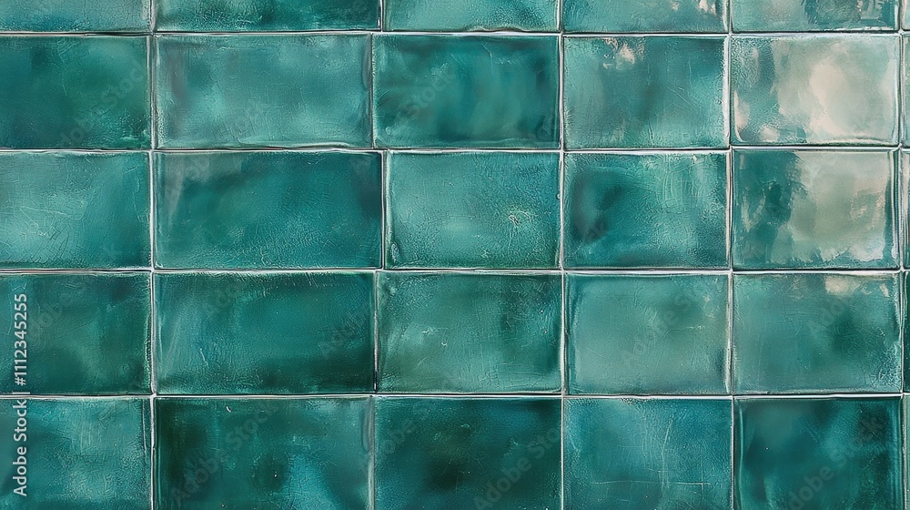 Premium Glossy Green Mosaic Tile Texture Background for Modern Designs and Branding Premium Glossy Green Mosaic Tile Texture Background for Modern Designs and Branding