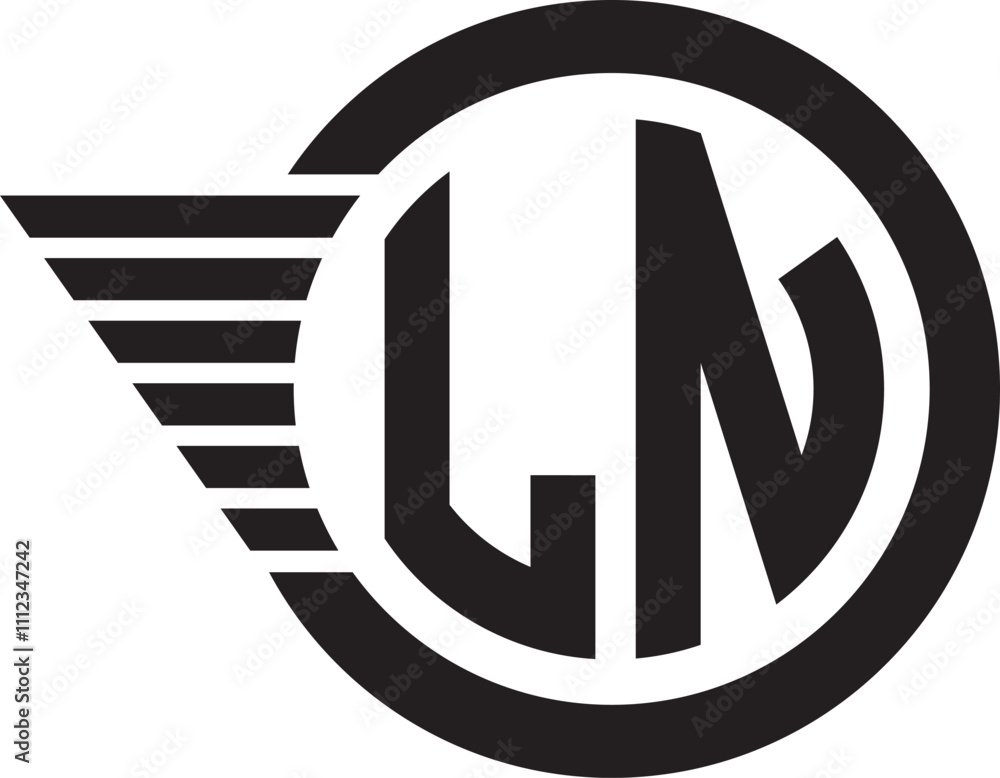 Initial LN logo design LN modern monogram and elegant logo design, Professional Letters Vector Icon Logo on background Initial LN logo design LN modern monogram and elegant logo design, Professional Letters Vector Icon Logo on background