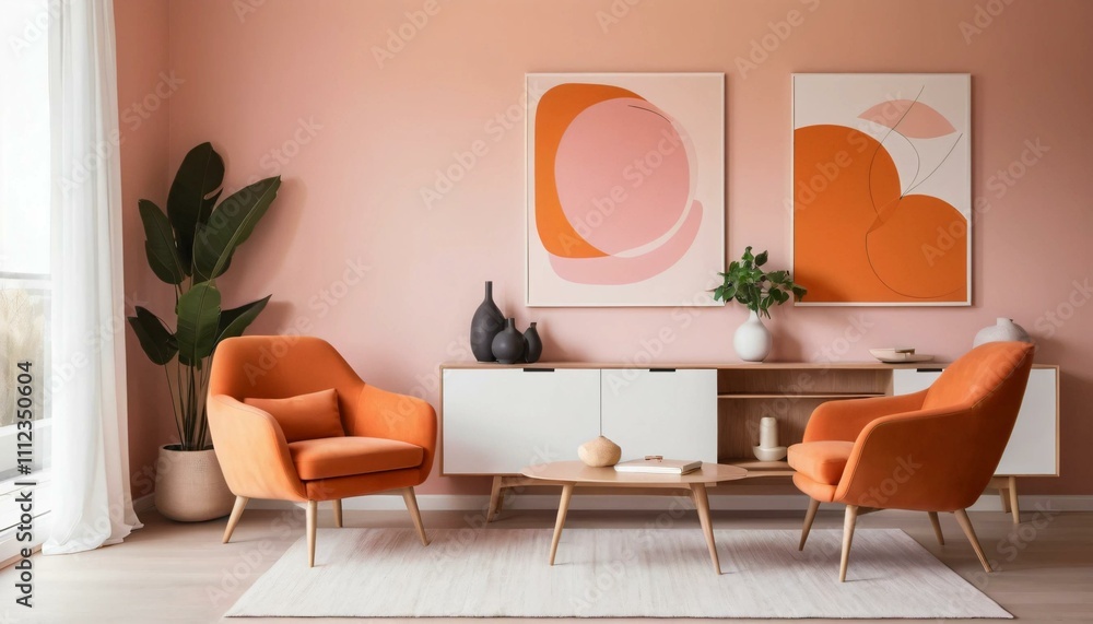 Fototapeta premium living room interior