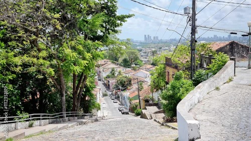 Ladeira da misericordia in Olinda, Pernambuco, Brazil. photo