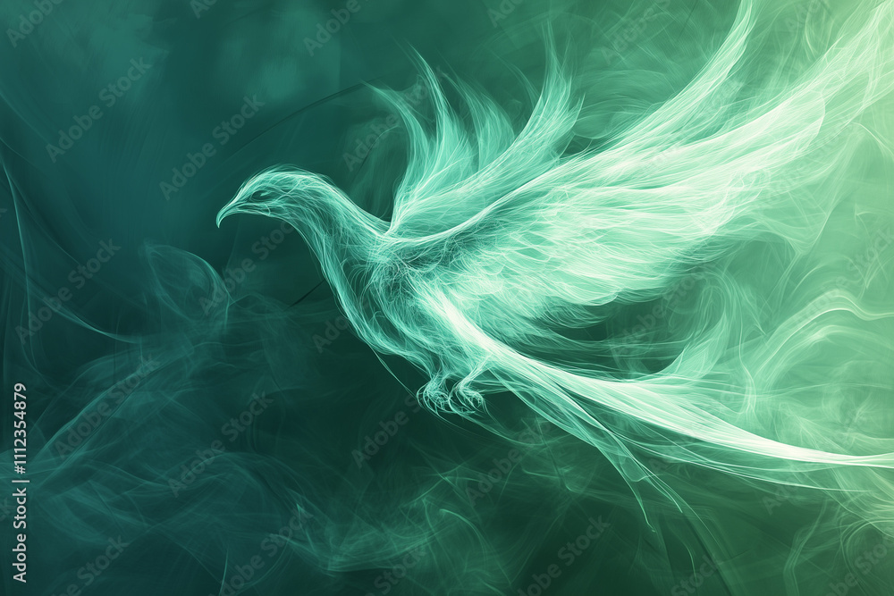 mint green Trend bird animal avian