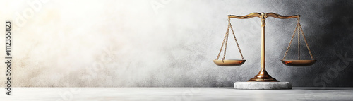 Symbolic justice with scale reflecting balance and fairness in dark background.