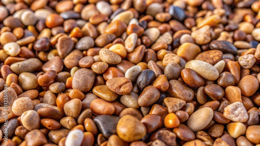 Close up on small brown pebbles. Small stones gathered on the floor, pebbles, rocks, nature, outdoors, textured, natural Close up on small brown pebbles. Small stones gathered on the floor, pebbles, rocks, nature, outdoors, textured, natural