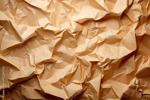 Wallpaper Mural Crinkled Kraft Paper Texture Torontodigital.ca