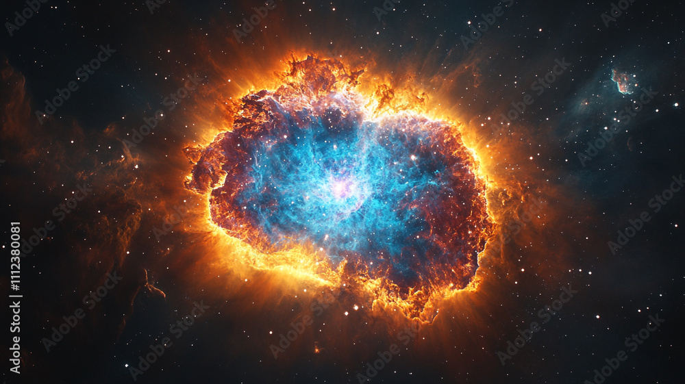A celestial ballet of stars, nebulae, and planets dances across the vast cosmic canvas A celestial ballet of stars, nebulae, and planets dances across the vast cosmic canvas