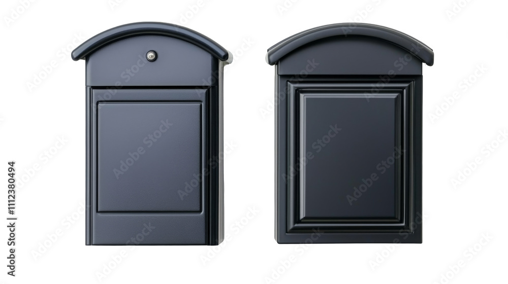 Modern mailbox designs transparent background sending messages to your inbox