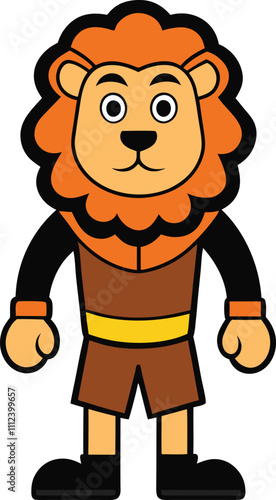 Cartoon Lion Mascot photo