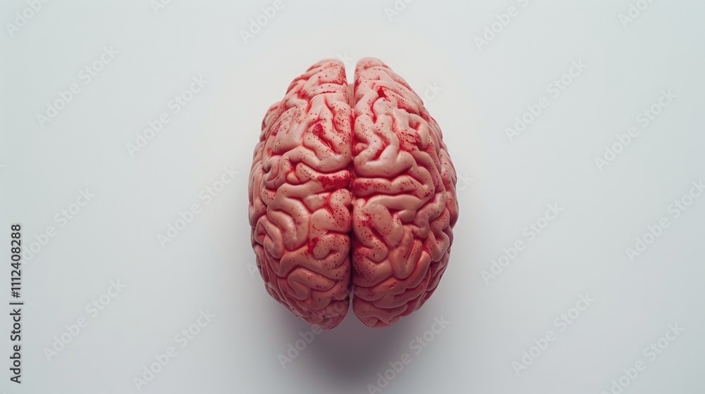 Close-up of human brain with interconnected neurons symbolizing cellular memory, ideal for educational and scientific content, showcasing the complexity of memory storage. Close-up of human brain with interconnected neurons symbolizing cellular memory, ideal for educational and scientific content, showcasing the complexity of memory storage.