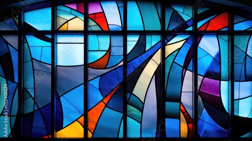 contemporary church stained glass windows