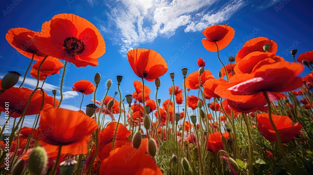 Obraz premium contrast blue red