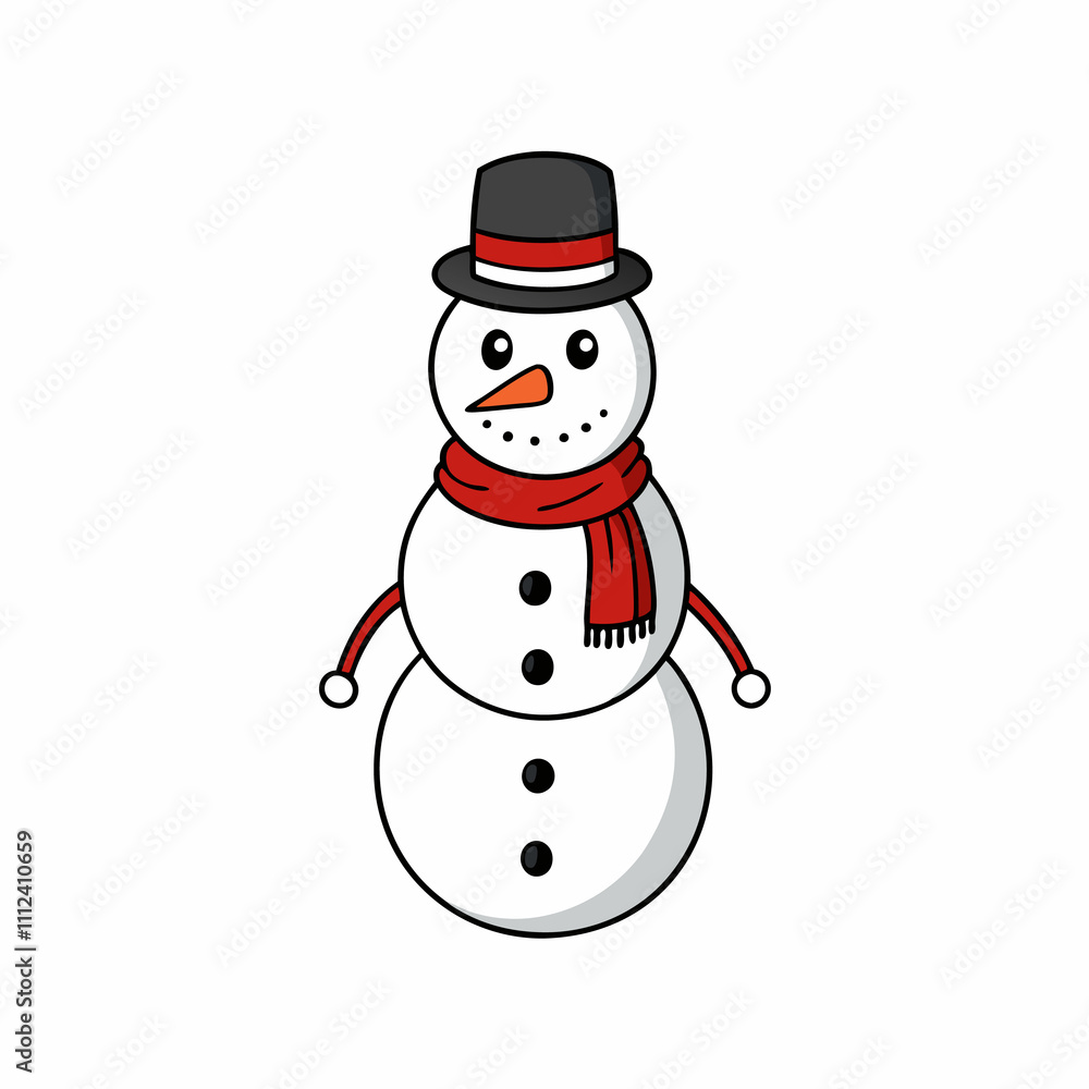 snowman with hat snowman with hat