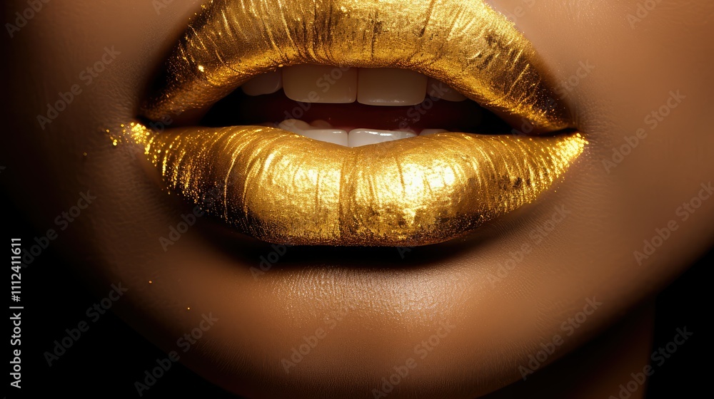 luxurious gold lips luxurious gold lips