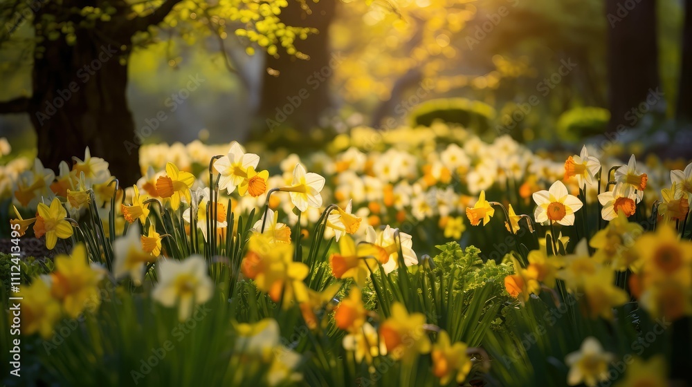 Obraz premium blooms spring wildflowers