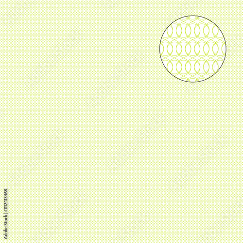 Decorative vector protective guilloche background grid with a beautiful pattern