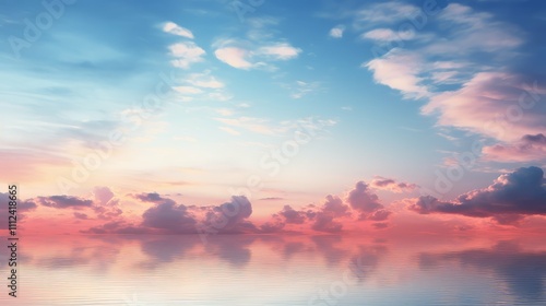 serene blue and maroon background photo