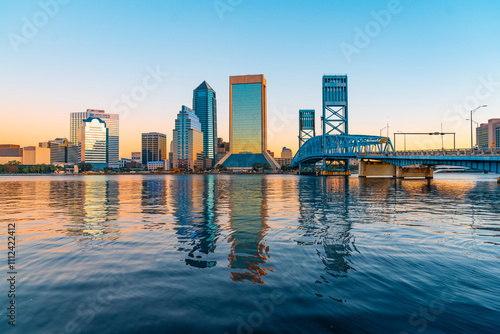 Downtown Jacksonville at Sunrise