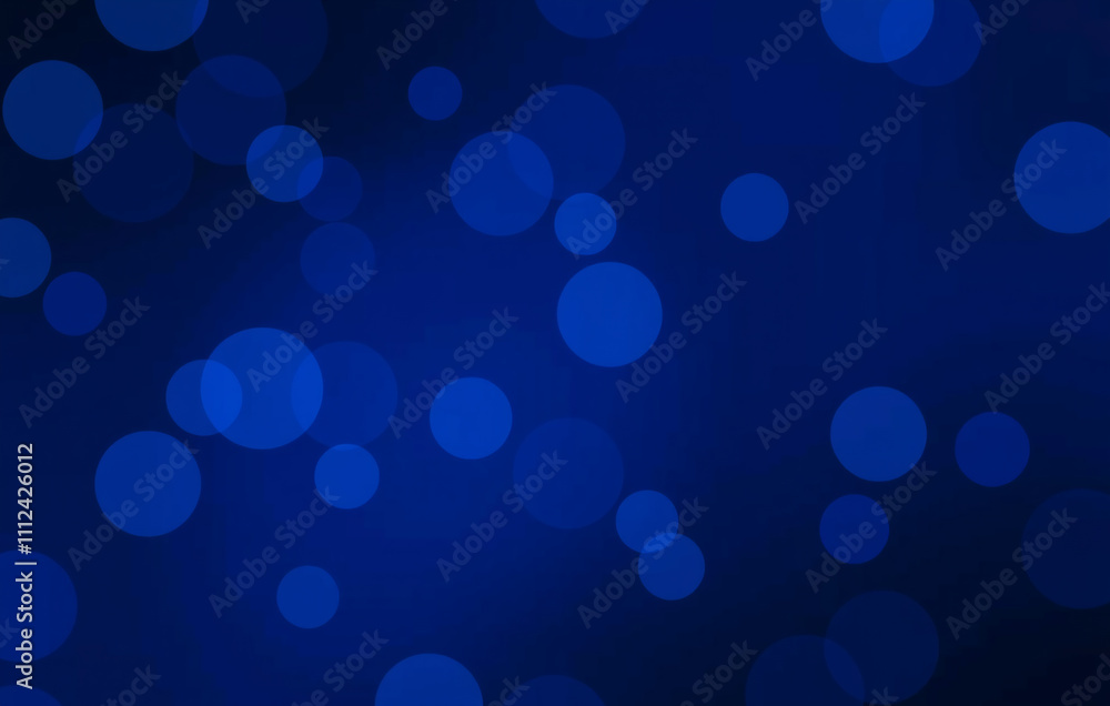 Bokeh effect with deep blue tones Bokeh effect with deep blue tones