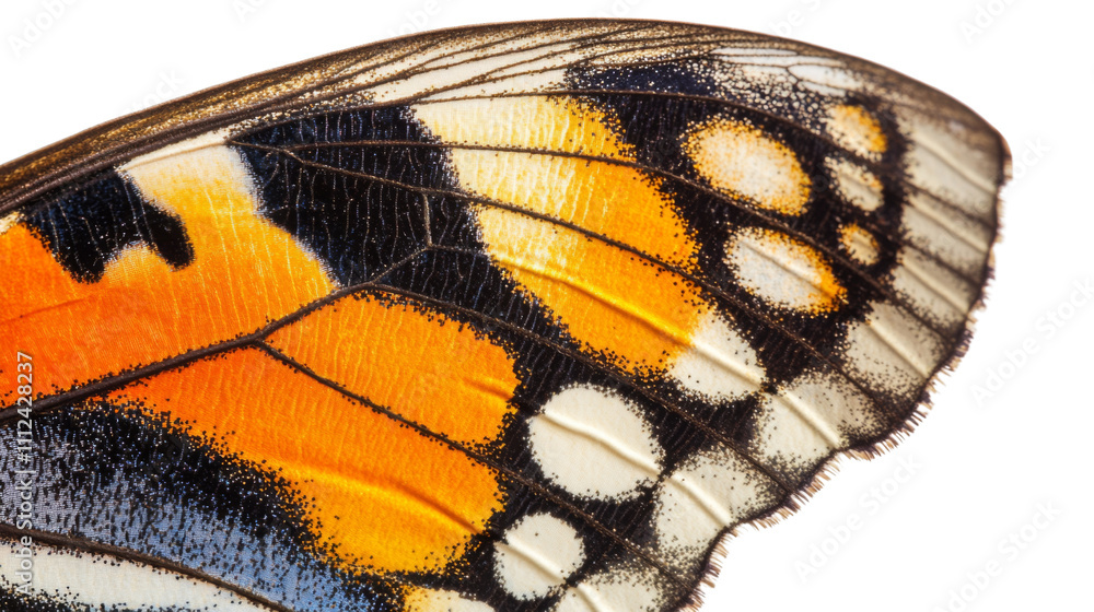 Naklejka premium Butterfly wing transparent background