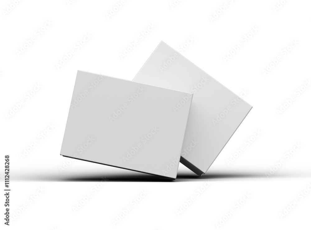 Rendered image of a wide rectangular sliding drawer box on a transparent background Rendered image of a wide rectangular sliding drawer box on a transparent background