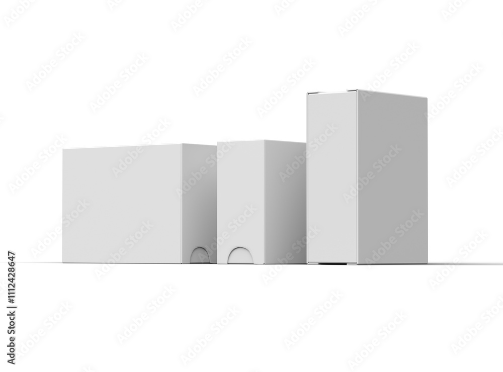 Rendered image of a wide rectangular sliding drawer box on a transparent background Rendered image of a wide rectangular sliding drawer box on a transparent background