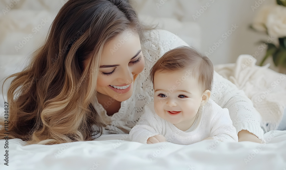 Newborn baby with cute behavior Newborn baby with cute behavior