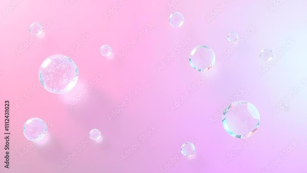 Frosted glassmorphism elements floating on a pastel gradient of pink, purple, and light gray Frosted glassmorphism elements floating on a pastel gradient of pink, purple, and light gray