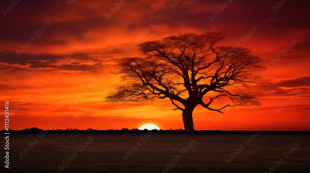 silhouette orange sunset silhouette orange sunset