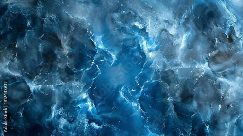 A blue marble ink texture with light and dark tones, showing a natural flowing pattern ideal for wallpapers