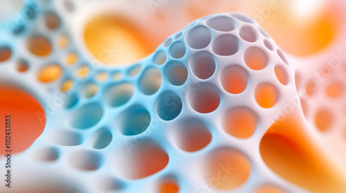 Wallpaper Mural Abstract Bubbles with Colorful Background in Soft Focus Creating Organic Shapes and Patterns Torontodigital.ca