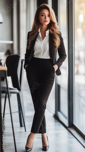 Business woman. Office worker woman. Beautiful girl.
