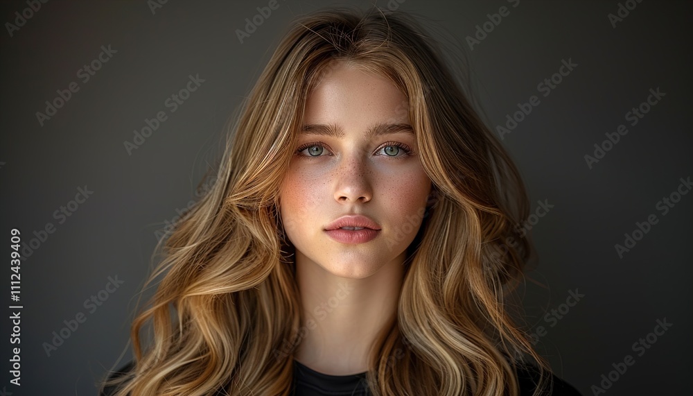 Stylish hair wig with trendy design isolated on background Stylish hair wig with trendy design isolated on background