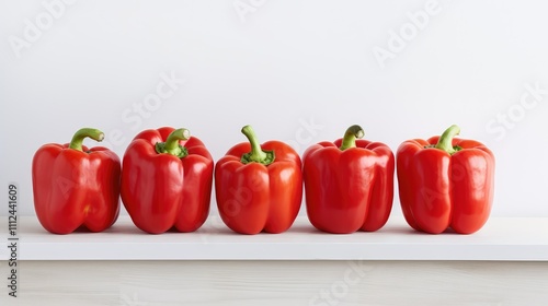 organic red bell pepper photo