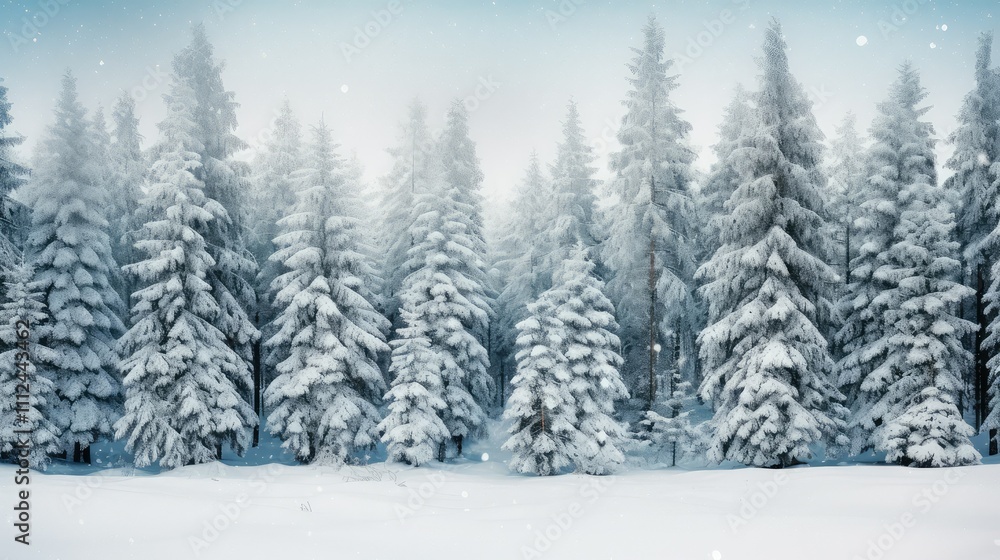 wonderland spruce tree with snow wonderland spruce tree with snow