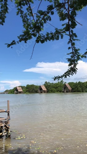 a natural and calm beach tourist spot