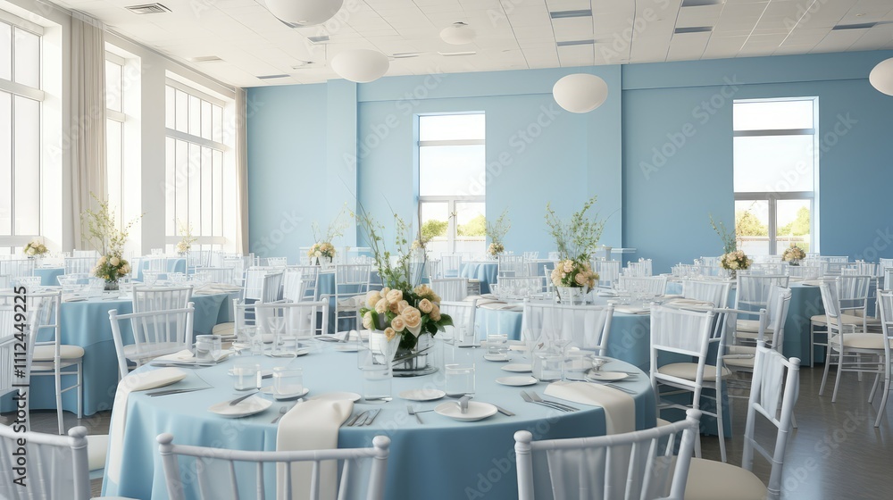 modern banquet hall blue modern banquet hall blue