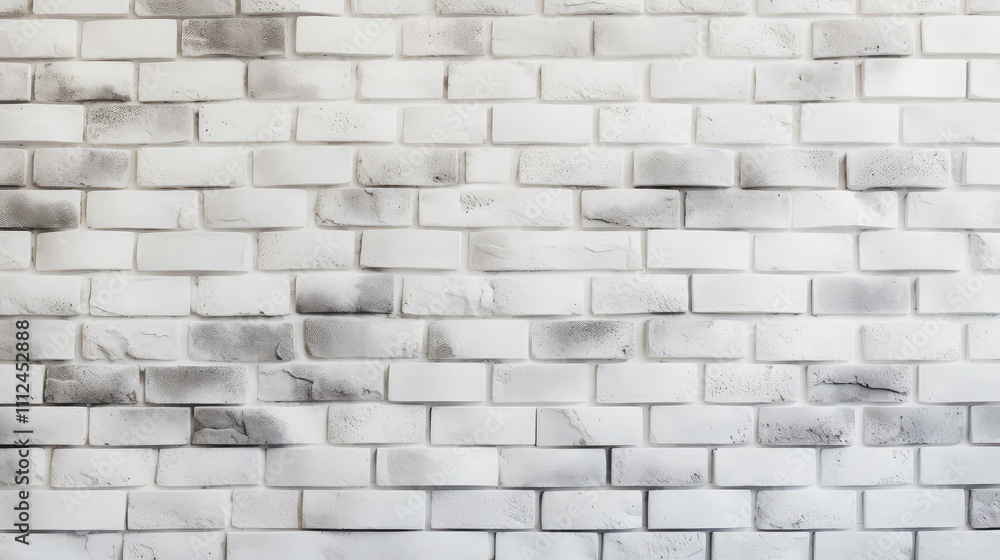 Fototapeta premium modern white brick wall texture